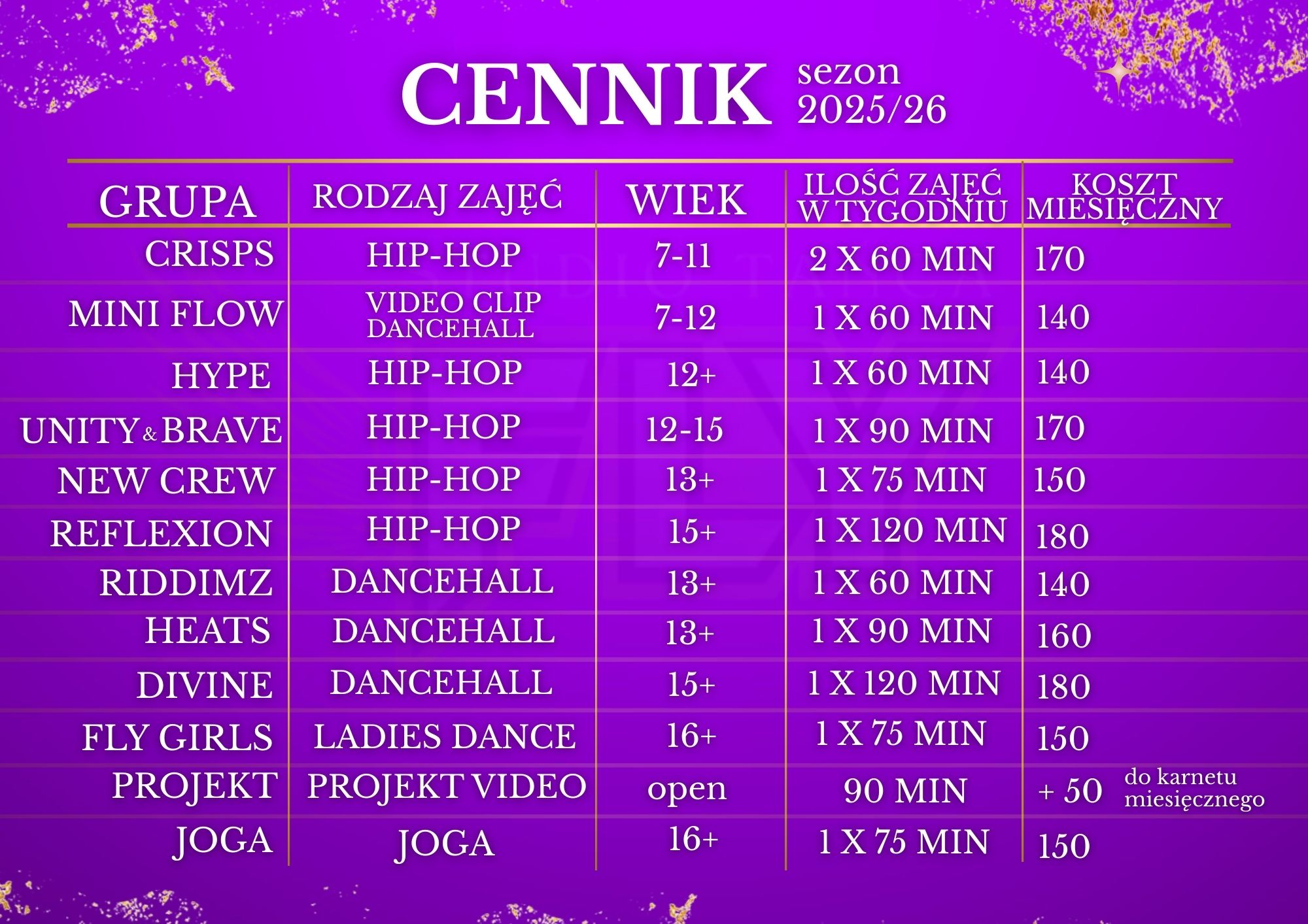 Cennik